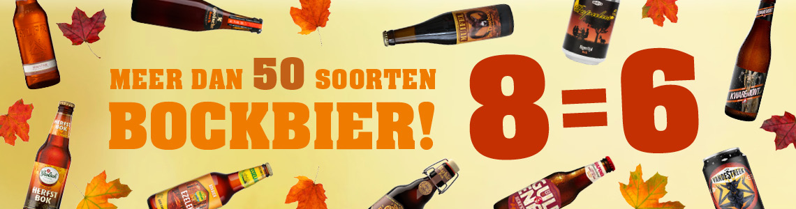 Meer dan 50 soorten bockbier