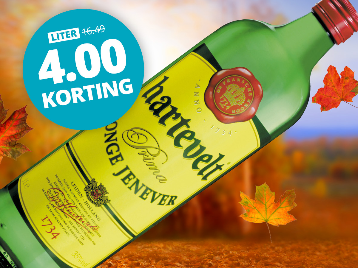 Hartevelt 4.00 korting 100 cl