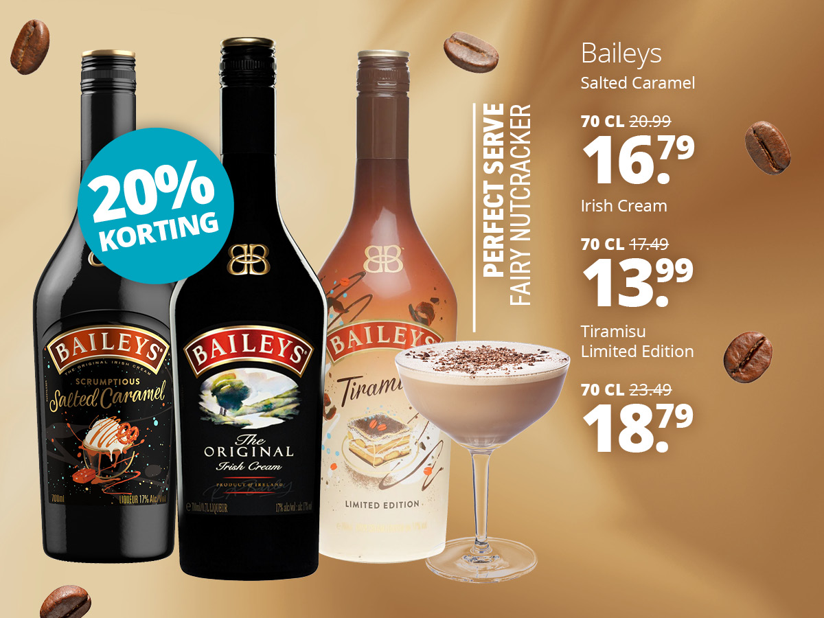 Baileys 20% korting