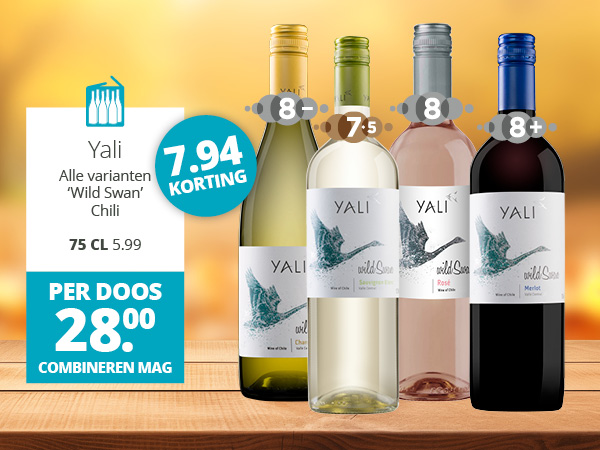 Yali 75 cl per doos 28.00