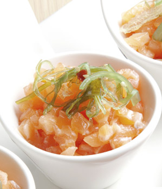 Zalmtartaar amuse