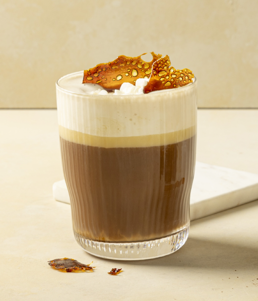 Irish Coffee met Karamelcrunch